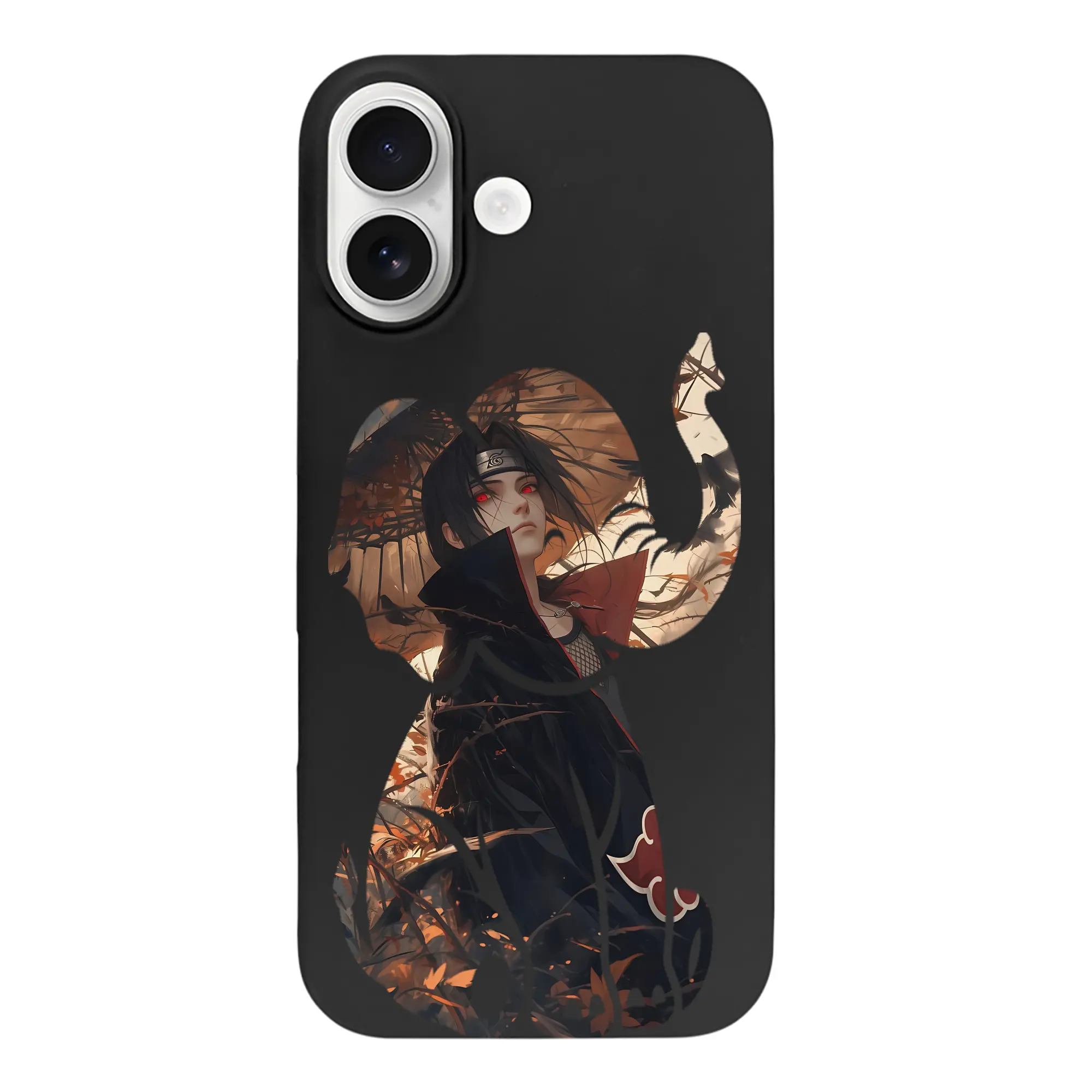 ナルト グッズ うちは イタチ - iPhone 17 シリーズ シリコンケース 薄型 耐衝撃 指紋防止 ソフトタッチカバー 精密フィット 傷防止 保護ケース iPhone 17/17 Air/17 Pro/17 Pro Max 対応